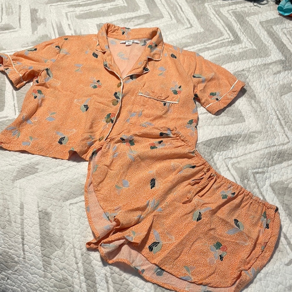 O’Neil Floral Shorts & Top Pajama Sleep SET XS